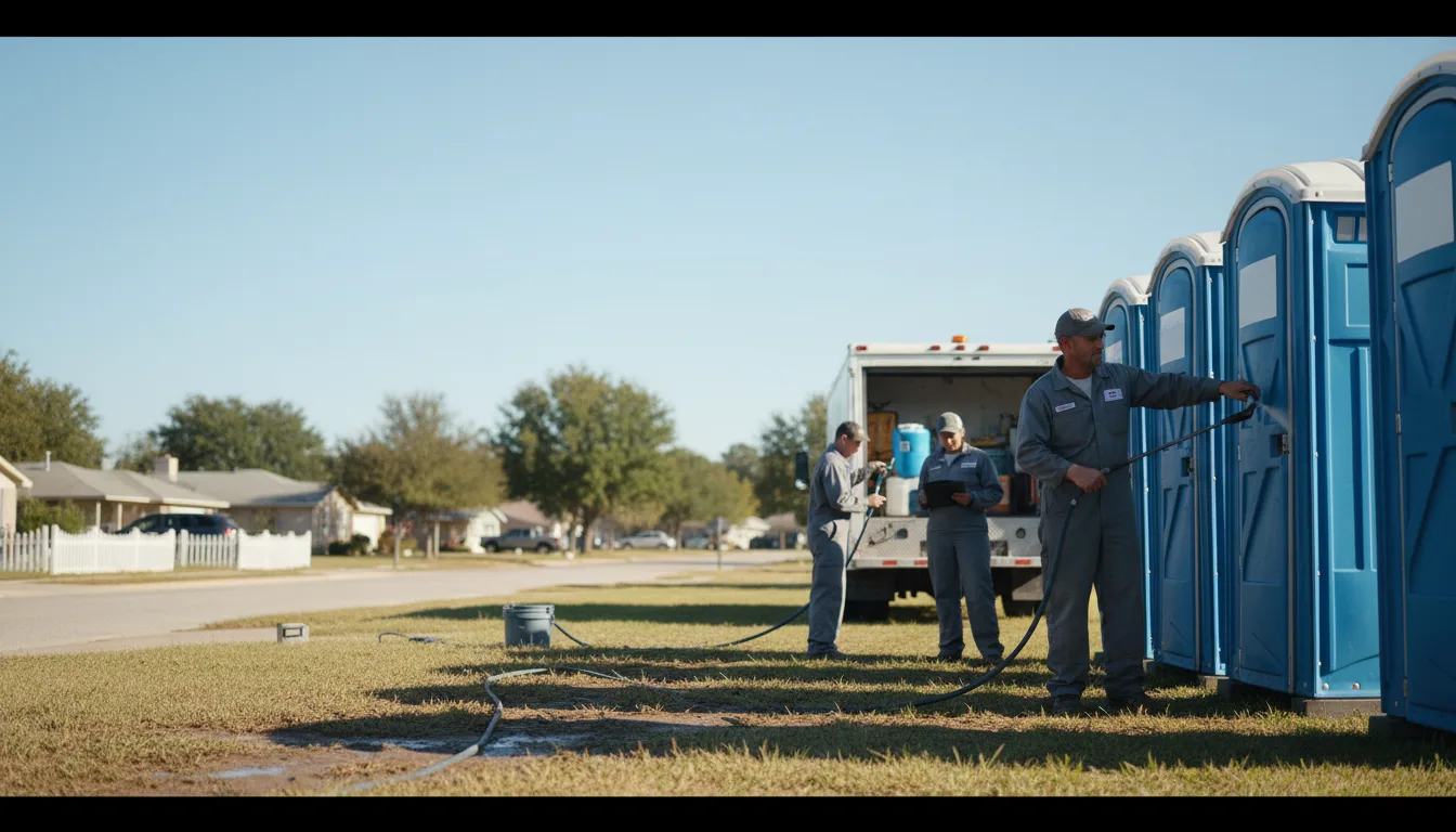 Long-Term Portable Toilet Rental in Saybrook, IL near me
